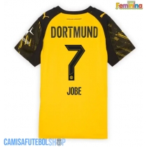 Camisa de time de futebol Borussia Dortmund Jobe Bellingham #7 Replicas 1º Equipamento Feminina 2025-26 Manga Curta